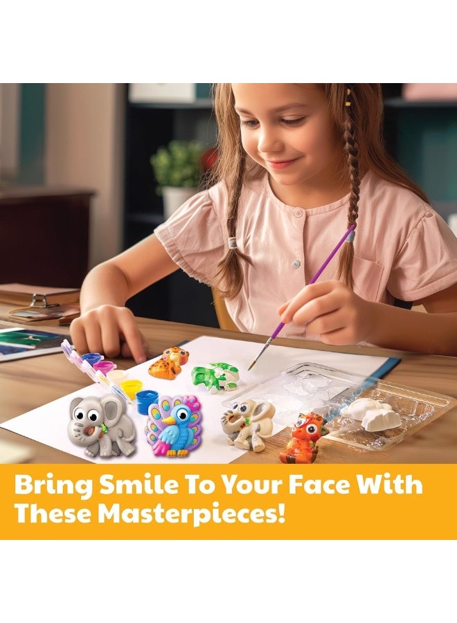 4m 4M - Mould & Paint Googly Eyes Animals 6 Magnets - 04800 - Image 3