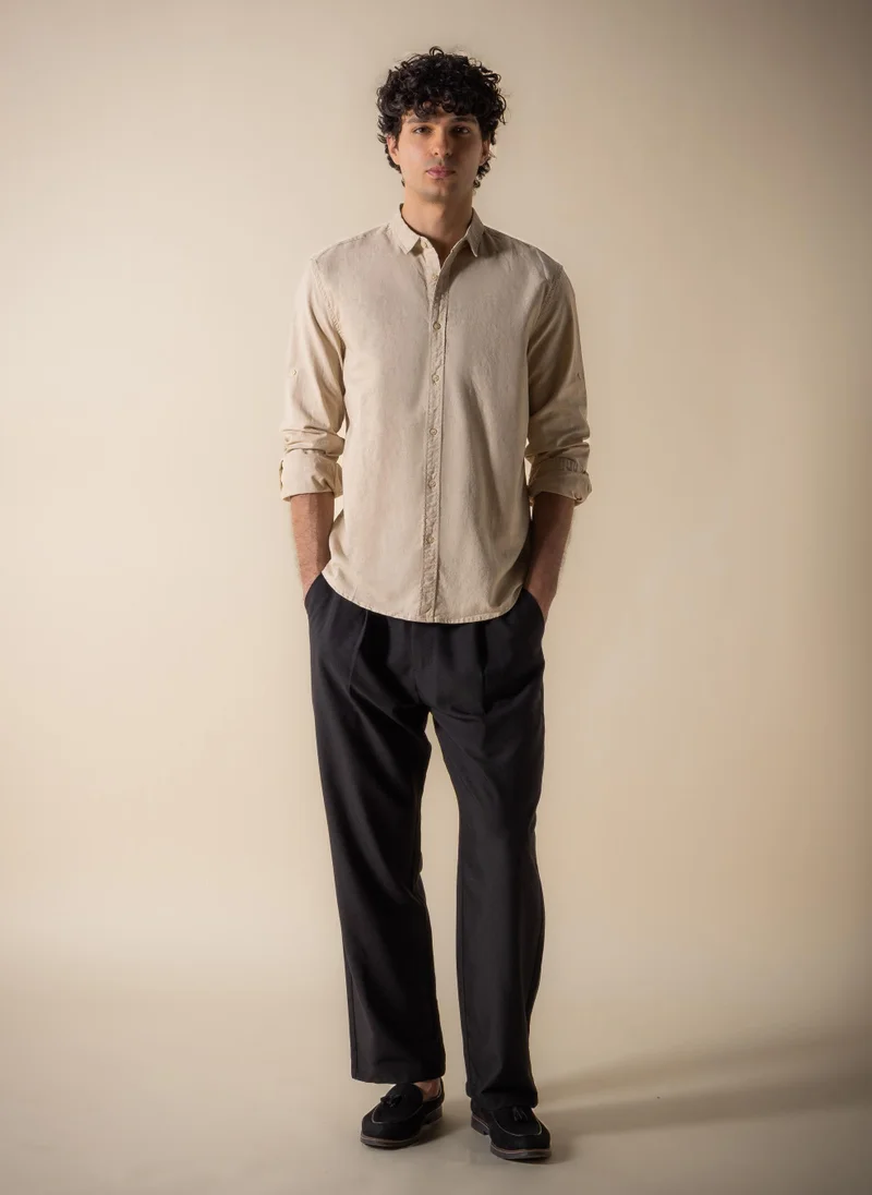 شايبس MIDWEIGHT LINEN BLEND SHIRT