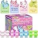 Gocozer 28Pack Axolotl Valentines Cards for Kids Classroom Axolotl Squishies Mochi Valentine Gifts for Kids Class Animal Mochi Squishy to Squeeze Toys for School Valentines Day Exchange Gifts Party Favors - Image 2