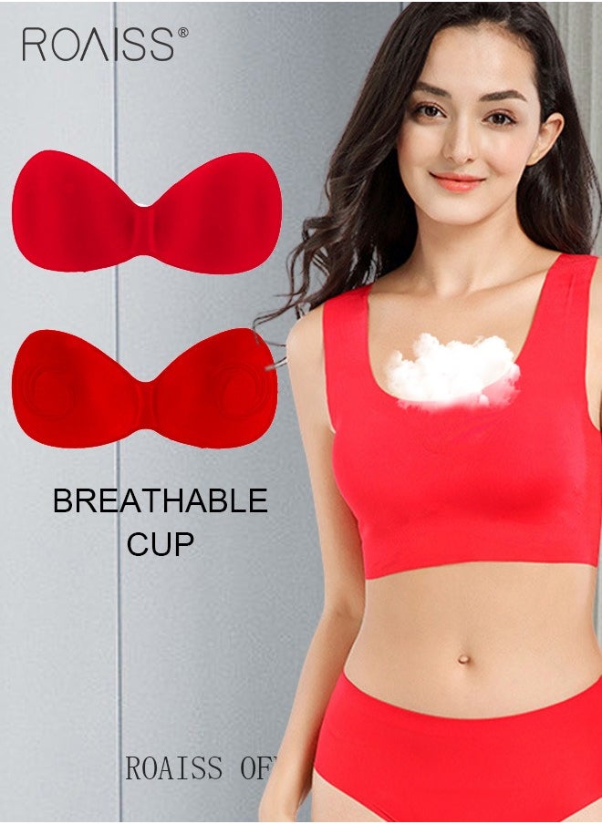 Women's Seamless Bralette One-piece High Elastic Leisure Bra No Steel Ring Padded Lingerie Daily Comfort Breathable Soft Underwear Underclothes - pzsku/ZD984D4009622BDDE19A2Z/45/_/1723512293/8932646e-3158-428f-8b32-e8218e9f8494