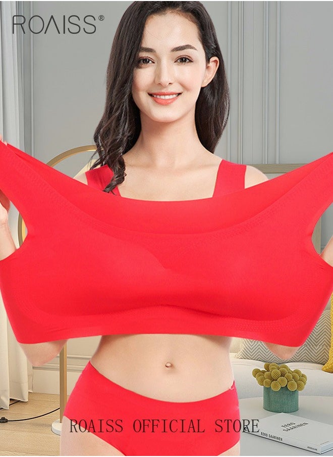 Women's Seamless Bralette One-piece High Elastic Leisure Bra No Steel Ring Padded Lingerie Daily Comfort Breathable Soft Underwear Underclothes - pzsku/ZD984D4009622BDDE19A2Z/45/_/1723512294/021f7b57-34f2-4f62-af53-9c6da4786e96