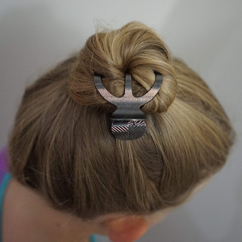 Sensory4u Metal Hair Claw Clips Variety Pack (Gray) - Image 3