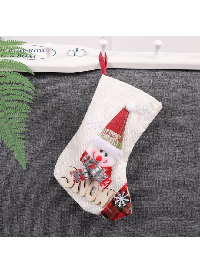 NIBEMINENT 4-Piece Candy Socks Decoration Gift Bag Multicolour - Image 1
