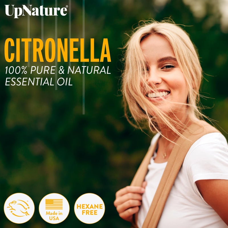 UpNature Citronella Oil Roll On â€“ 100% Natural Citronella Essential Oil for Skin - Camping Essentials - Image 2