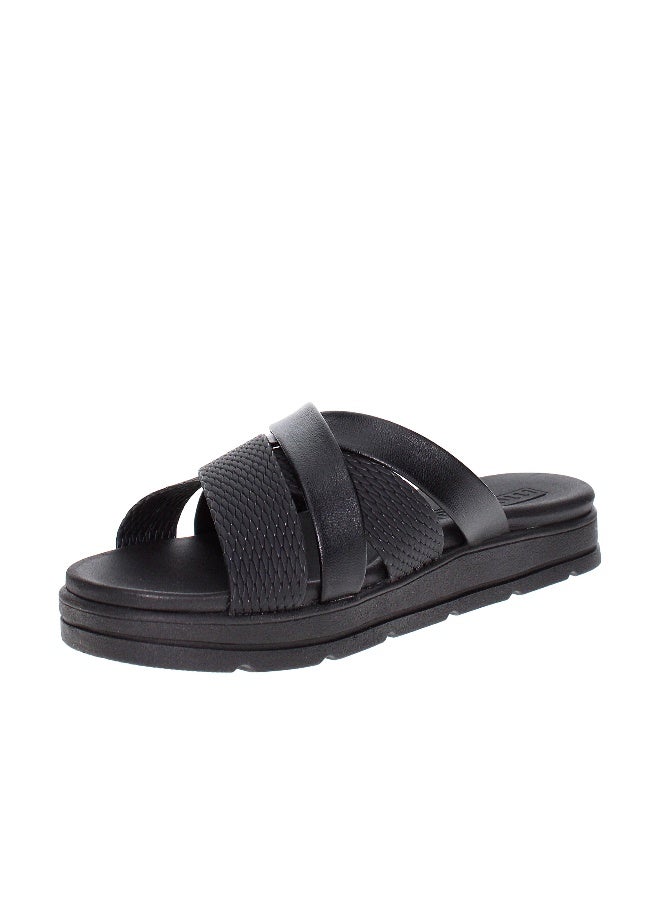موليكا صندل مسطح سيداتي مسطحة أسود من موليكا | صنع في البرازيل - Image 5