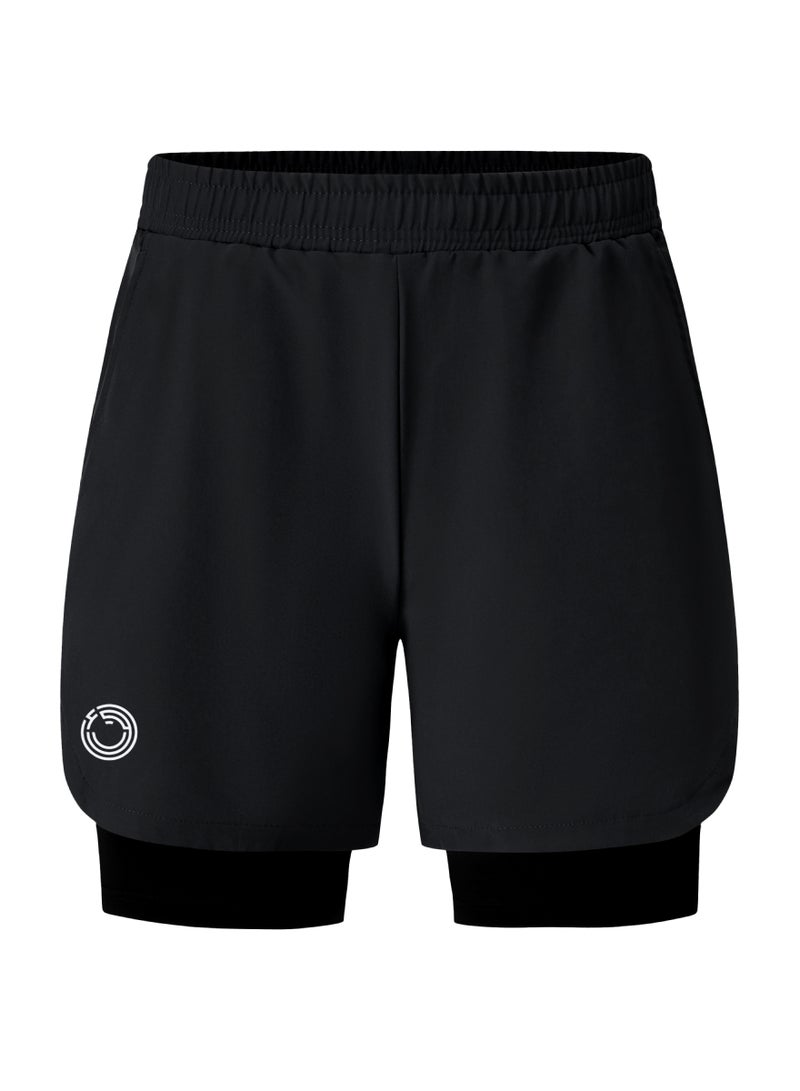 KAWN.YOGA Double Layer Shorts - Image 1