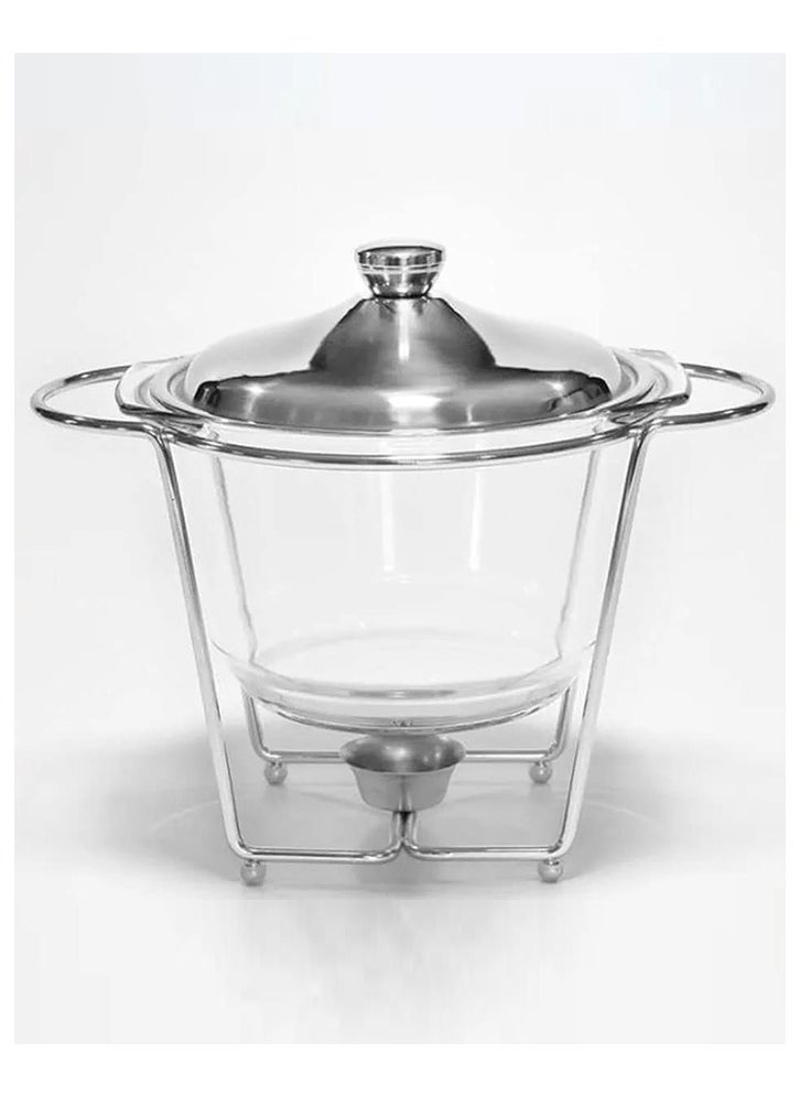 MARS Q Buffet warmer, food warmer with ladle and stand, elegant and attractive design, 4 litres  - Image 1