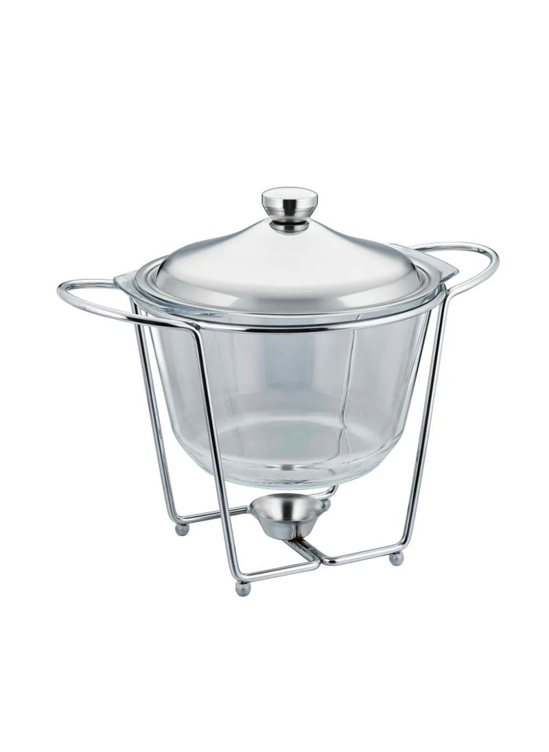 MARS Q Buffet warmer, food warmer with ladle and stand, elegant and attractive design, 4 litres  - Image 5