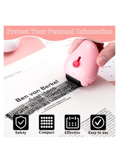 Excefore security stamps identity protection roller stamps 4 pieces  - Image 3