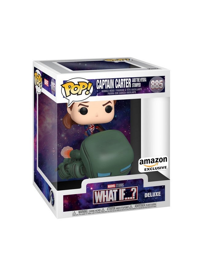 Funko فانكو بوب ديلوكس مارفل: عام الدرع - كابتن بيغي كارتر راكبة هيدرا ستومبر - مارفل كوميكس - حصرية أمازون - تمثال فينيل قابل للجمع - فكرة هدية - بضائع رسمية - Image 1