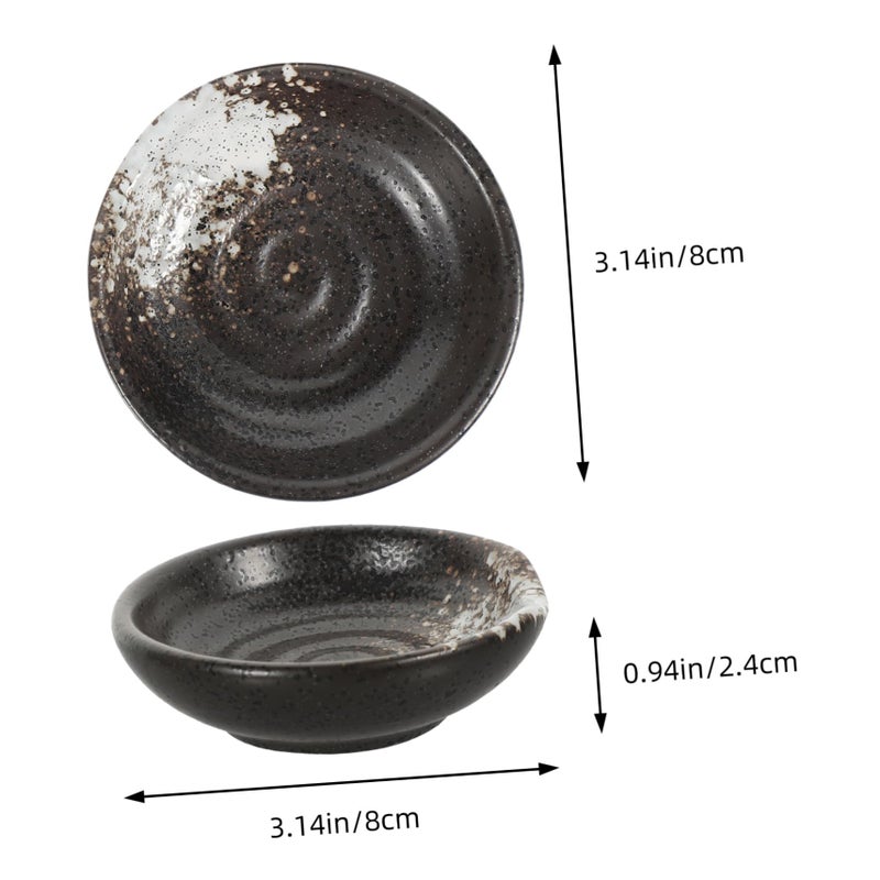 Ceramic Soy Sauce Dishes Set Of 4 Small Japanese Style Seasoning Bowls For Home Use - Image 3