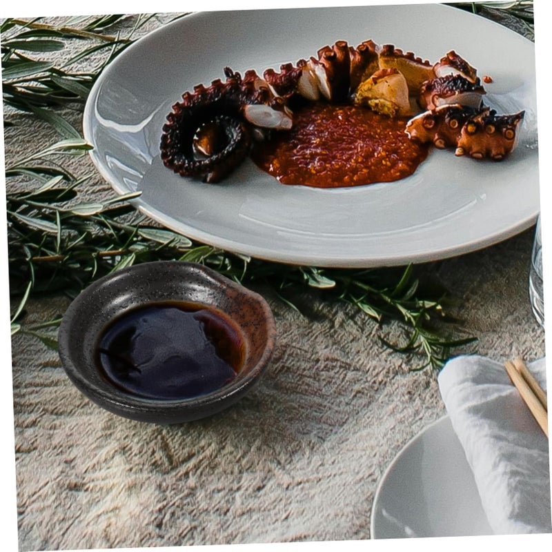 Ceramic Soy Sauce Dishes Set Of 4 Small Japanese Style Seasoning Bowls For Home Use - Image 4