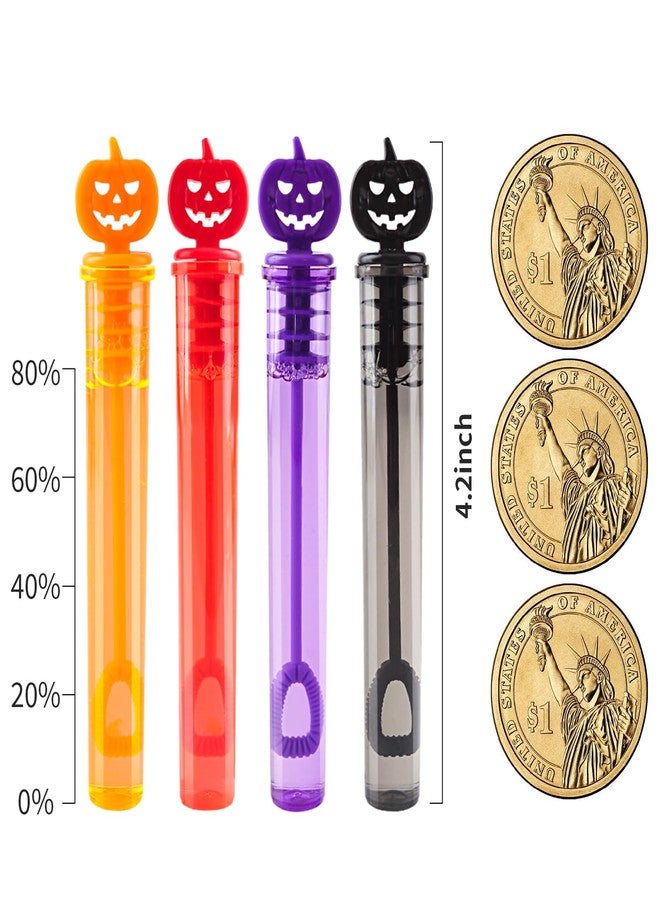 ShyLizard 80PCS Halloween Party Favor, Bubble Wands for Kids, Trick or Treat Toys, Goodies Bag Fillers, Pinata Fillers, Mini Bubble Wands for Party - Image 4