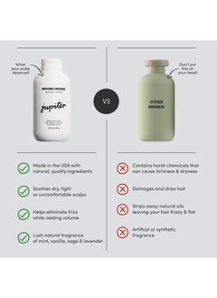 JUPITER Physicianformulated Scalp Balancing Conditioner For Dry Itchy Oily Flaky Scalp Vegan Sulfate Free Natural Fragrance Color Safe & Paraben Free Conditioner For Women & Men  - Image 4