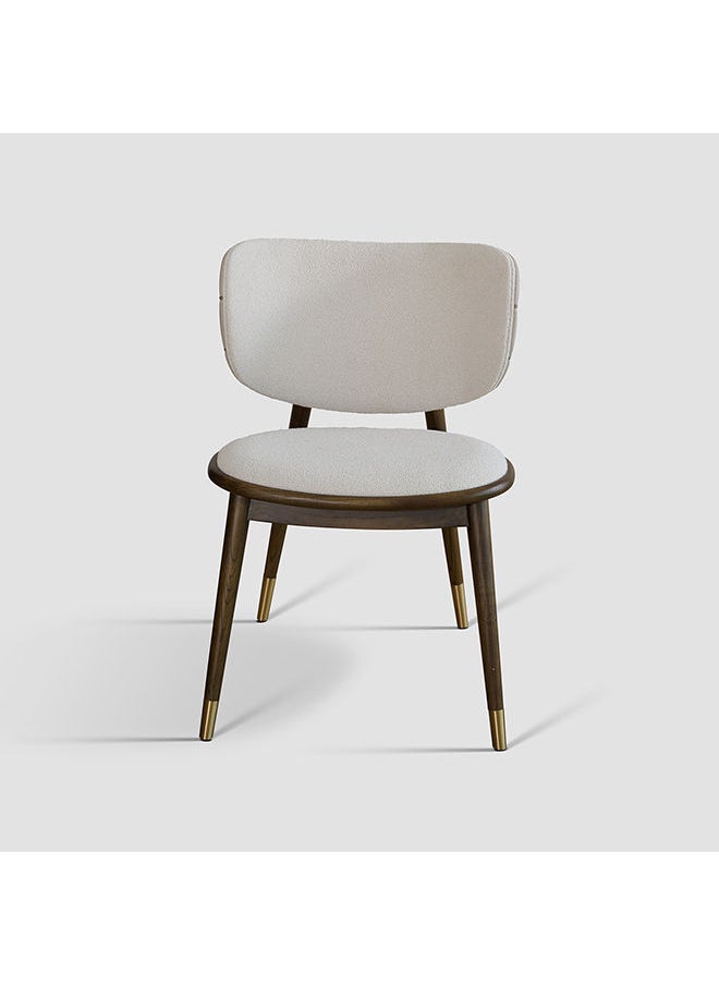 AL HUZAIFA FURNITURE - Twister Dining Chair Upholstered Ash Solid Wood - Image 1