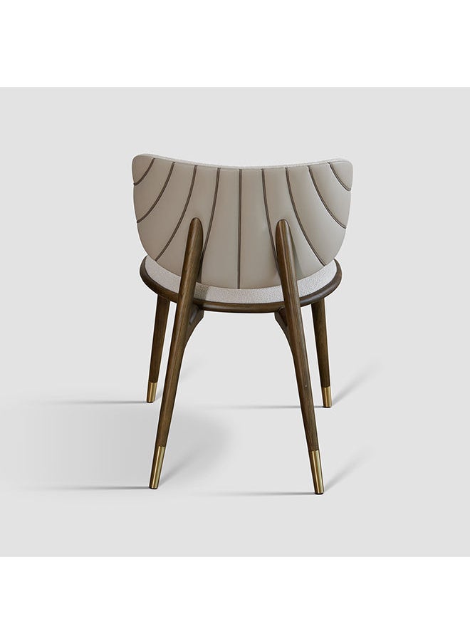AL HUZAIFA FURNITURE - Twister Dining Chair Upholstered Ash Solid Wood - Image 1