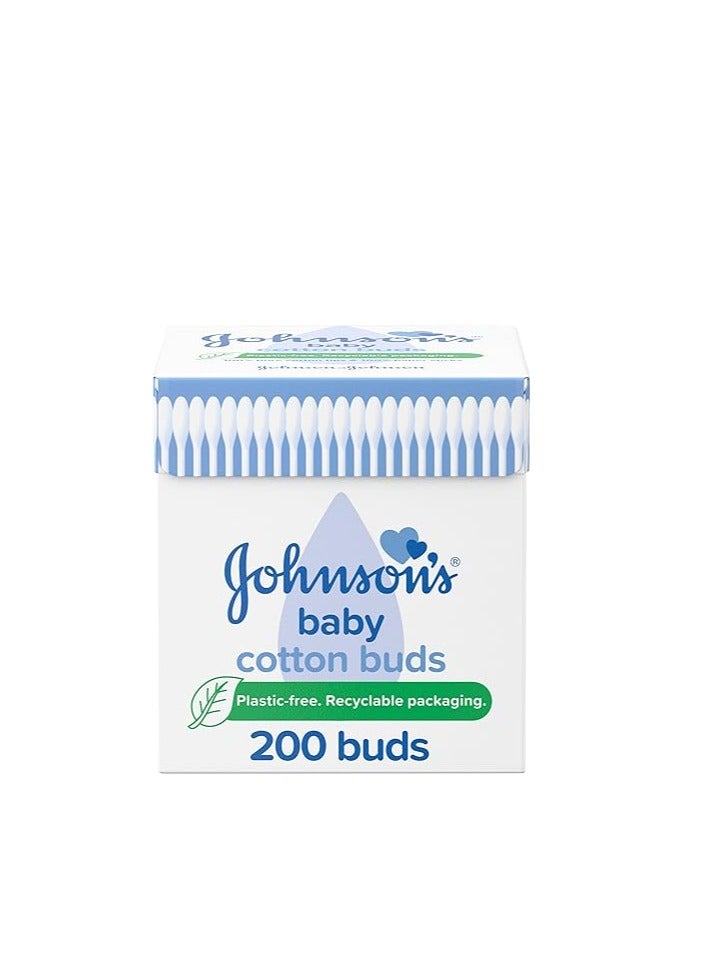 200-Piece Baby Cotton Buds Stick