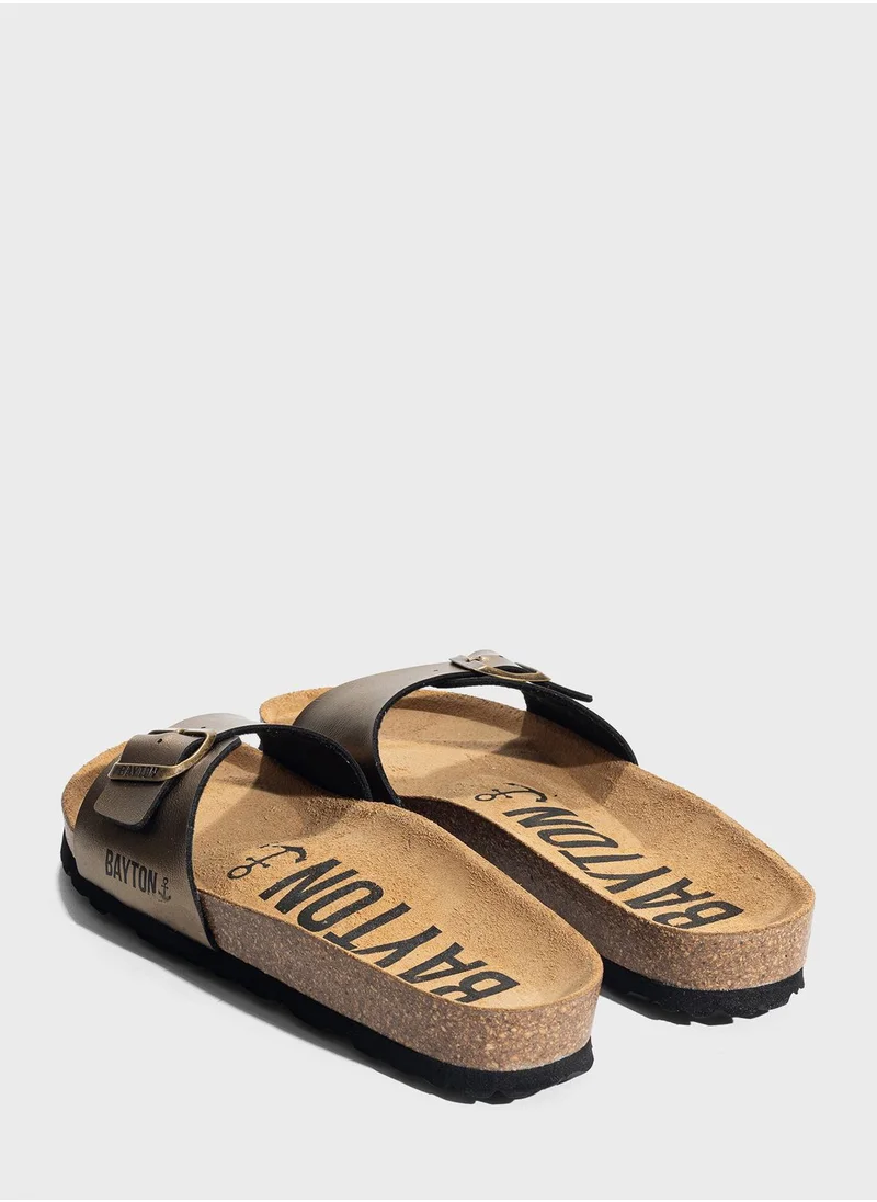 BAYTON Zephyr One Strap Flat Sandals