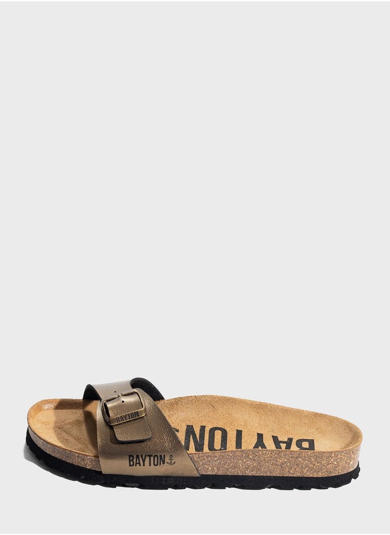 BAYTON Zephyr One Strap Flat Sandals  - Image 2