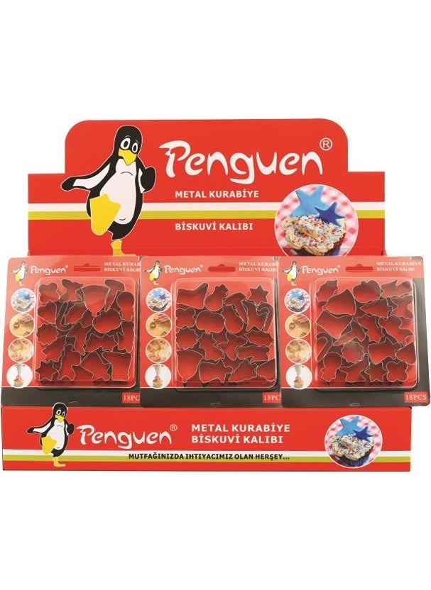 Penguen Penguin Png 1712 Mixed Mix Figured Cookie Mold 18 Pieces  - Image 2