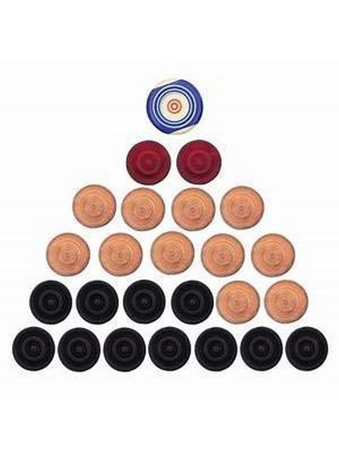NKT Carrom Board 32 inch Free with Carrom Coin and Powder and stricker 3mm Plywood( Full Size 0013) - Image 3