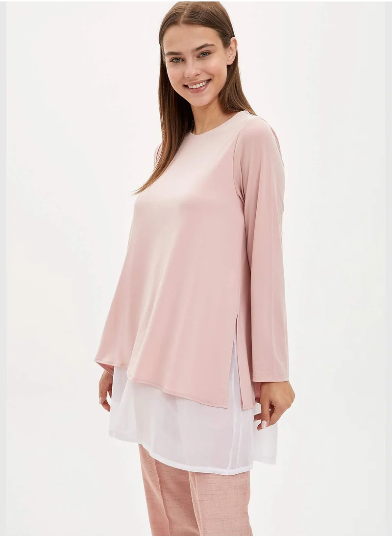 DeFacto Woman Knitted Relax Fit Long Sleeve Knitted Tunic