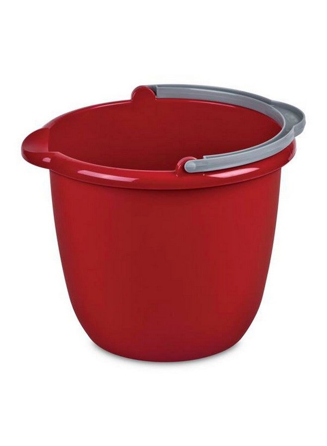 Sterilite Durable Construction BPA-Free Spout Pail Red 10 Quart 11205812 - Image 1