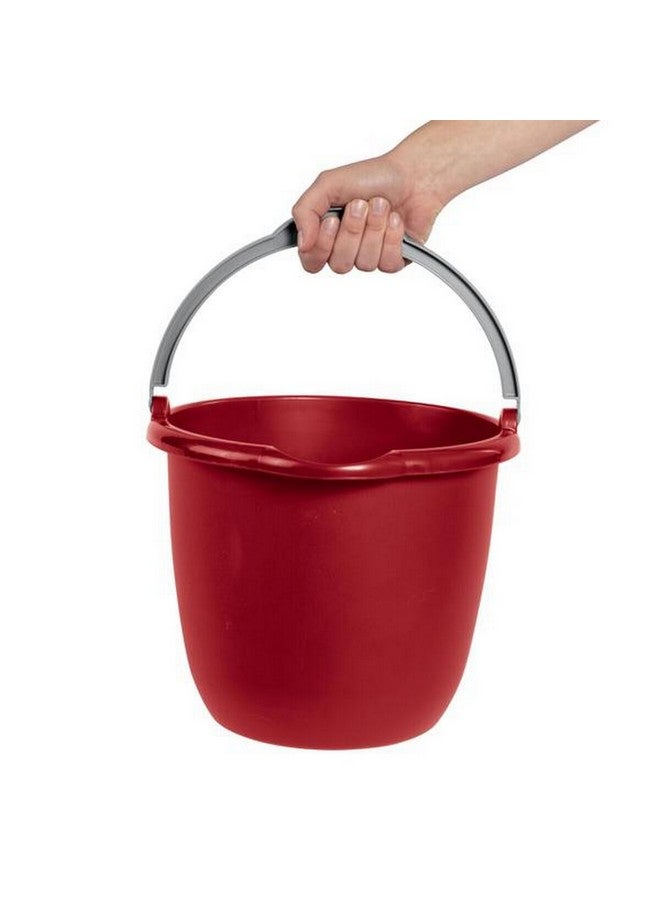 Sterilite Durable Construction BPA-Free Spout Pail Red 10 Quart 11205812 - Image 2