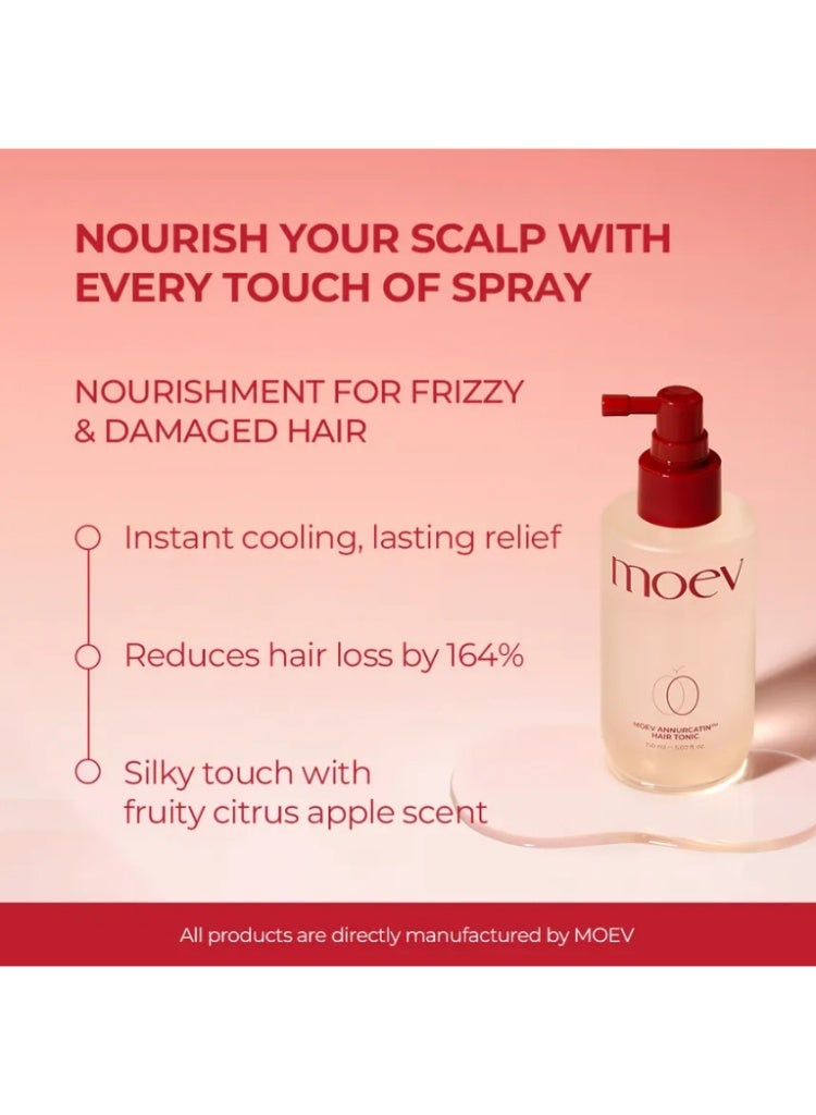 MOEV Hair Loss & Thinning Treatment – MOEV Annurcatin Hair Tonic for Regrowth, Strengthening & Scalp Health - Image 3