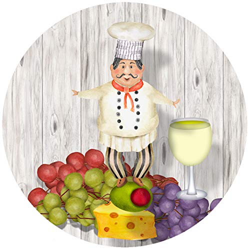 ANDRÉAS Andreas Silicone Jar Opener, Chef – 6.25" Non-Slip Lid Gripper & Garlic Peeler, Dishwasher Safe, Multi-Use, Durable Silicone & Fabric, Made in the USA, JO-GGCF - Image 1