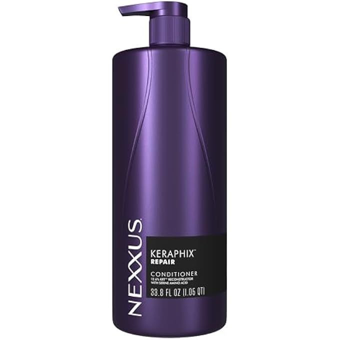 Nexxus CONDITIONER FOR DAMAGED HAIR KERAPHIX WITH PROTEINFUSION SILICONE-FREE CONDITIONER WITH KERATIN PROTEIN AND BLACK RICE 33.8 FL OZ - Image 1
