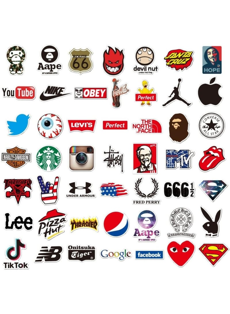 ليموس (100 قطعة) مجموعة ملصقات مقاومة للماء لأجهزة الكمبيوتر المحمول والأزياء وزجاجات المياه والسيارات والدراجات النارية والدراجات النارية والتزلج والأمتعة وحافظات الهواتف والشعارات والكتب - Image 3