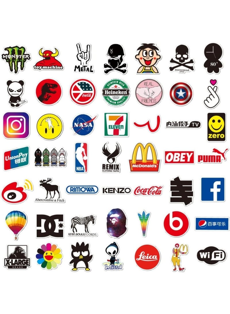 ليموس (100 قطعة) مجموعة ملصقات مقاومة للماء لأجهزة الكمبيوتر المحمول والأزياء وزجاجات المياه والسيارات والدراجات النارية والدراجات النارية والتزلج والأمتعة وحافظات الهواتف والشعارات والكتب - Image 4