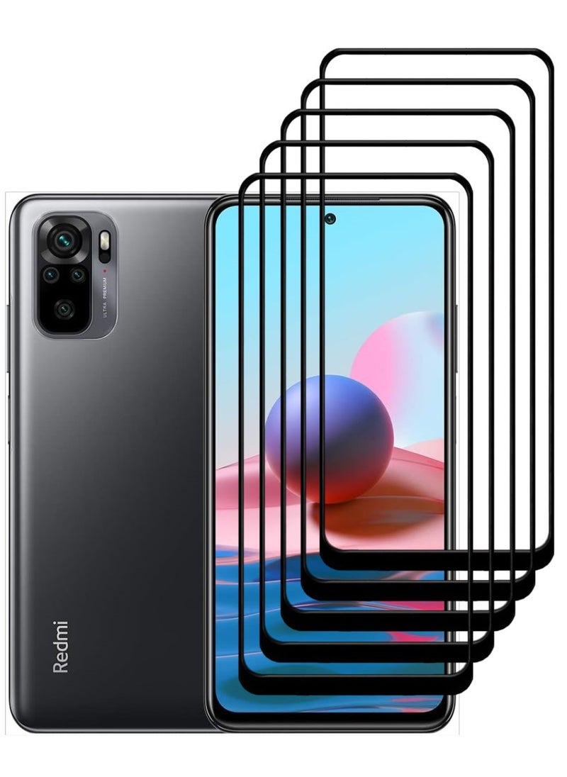 ACLIX 5 Pieces Antistatic ESD Dustproof Premium Quality High Definition Tempered Glass Screen Protector Designed For Xiaomi Redmi Note  10 - Image 1