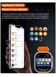 Generic 10-in-1 Smart Watch Kit with 7 Color Straps & Wireless Earbuds - Fitness Tracker with Bluetooth Calls, Heart Rate/SpO2/Sleep Monitor, 10 Sport Modes, IP68 Waterproof  - Image 2