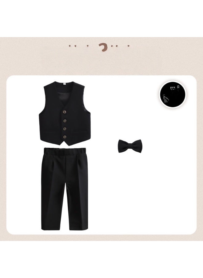 Shougu Boys' Fashionable Suit Vest Set  - Image 1