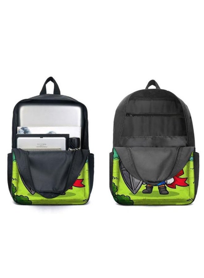Cartoon three-piece schoolbag with zipper - 187 - Image 4