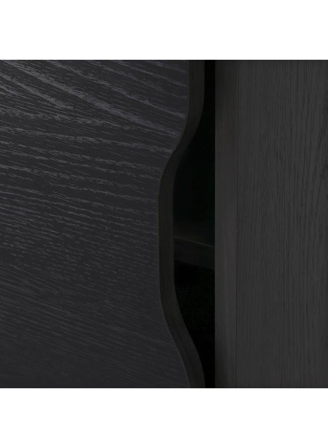 زبون وحدة تخزين على عجلات، أسود-بني/أسود، 36×76 سم - Image 3