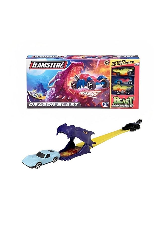 TEAMSTERZ Beast Machine Dragon Blast + 3 Cars  - Image 1