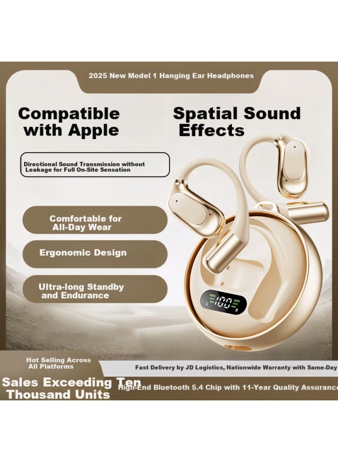 Lato Latuo Compatible With Apple Bluetooth Headphones, Latest Model 2025 Earphones, Bluetooth Hanging-style Apple Headphones, Long Battery Life, First Place In Noise Reduction, Wireless Earphones, Not In-ear - Image 1