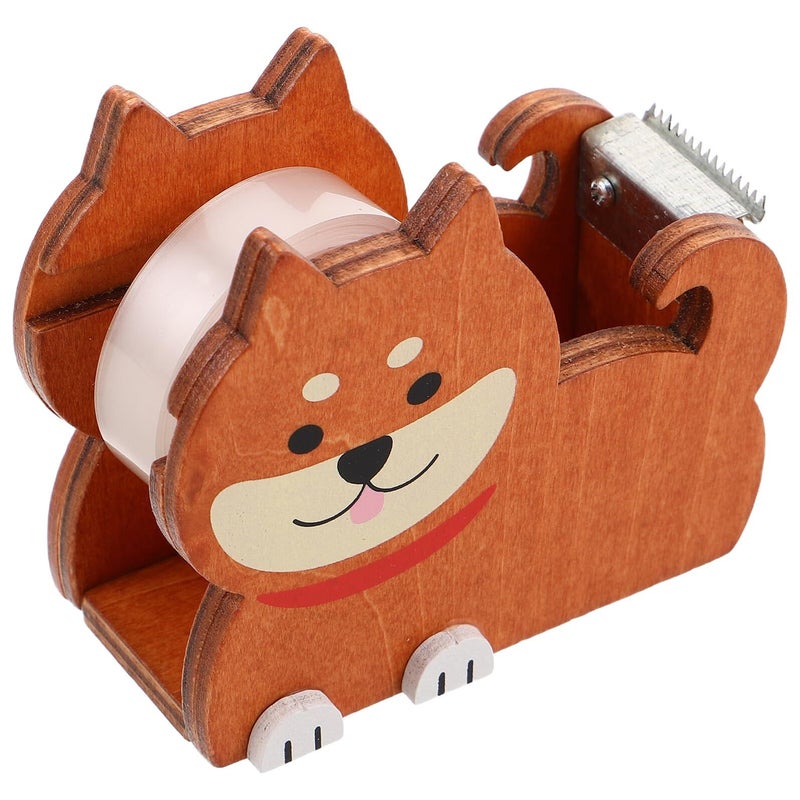 Creative Dog Tape Dispenser Kawaii Washi Masking Roll Holder for Desk - Image 2