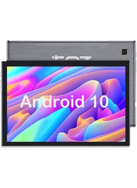Tablet 10 Inch Android Tablet 2023 Latest Octacore 32Gb Storage Tablet Computer 6000Mah Battery Dual 13Mp+5Mp Camera Wifi Bluetooth Gps 128Gb Expand Support Ips Full Hd Displaygrey