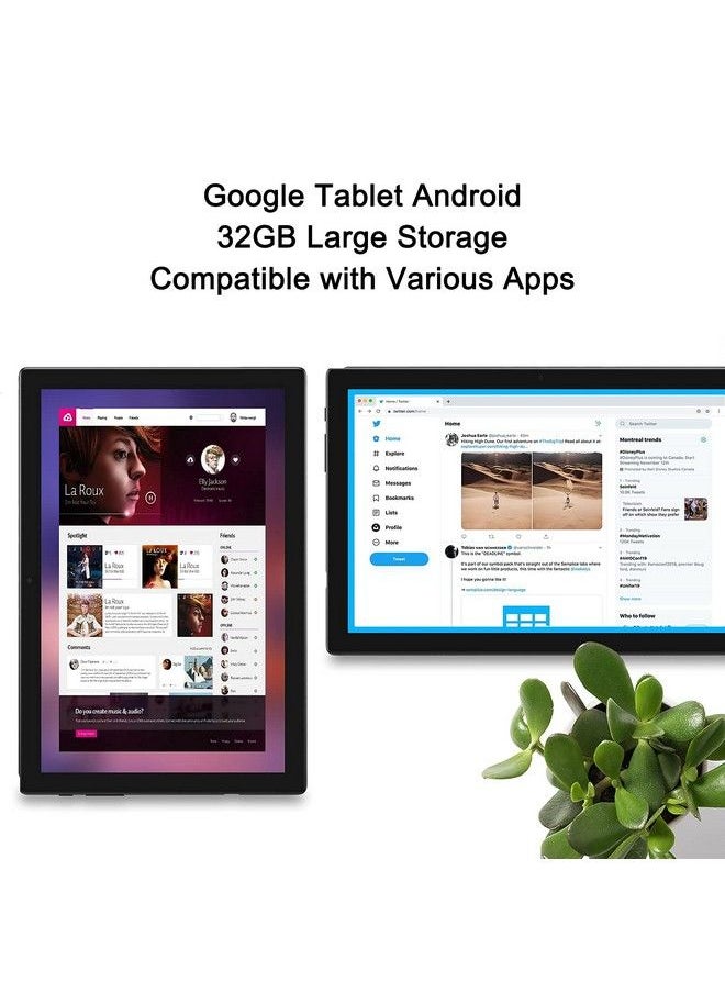 Tablet 10 Inch Android Tablet 2023 Latest Octacore 32Gb Storage Tablet Computer 6000Mah Battery Dual 13Mp+5Mp Camera Wifi Bluetooth Gps 128Gb Expand Support Ips Full Hd Displaygrey