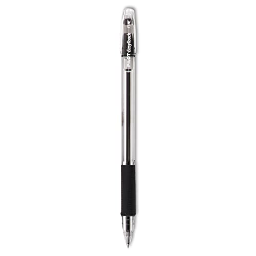 PILOT EasyTouch Ballpoint Stick Pens, Fine Point, Black Ink, 12-Pack (32001) - Image 1