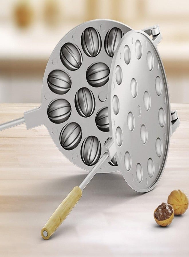 BIOL Heavy Oreshki Mold Oven Cookies Maker Oreshnitsa 16 Nuts Oreshki - Cookie Mold Oreshek Cake - Nut Cookie Shaped Molds - Metal Mold Form Nuts for Sweet Russian Nuts Oreshki Molding for Baking - Image 1