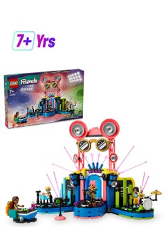 42616 Friends Heartlake City Music Talent Show Set With 4 Mini-Doll Characters, Social-Emotional Toy, Building Kit For Kids, Girls And Boys Aged 7 Years And Over (669 Pieces)