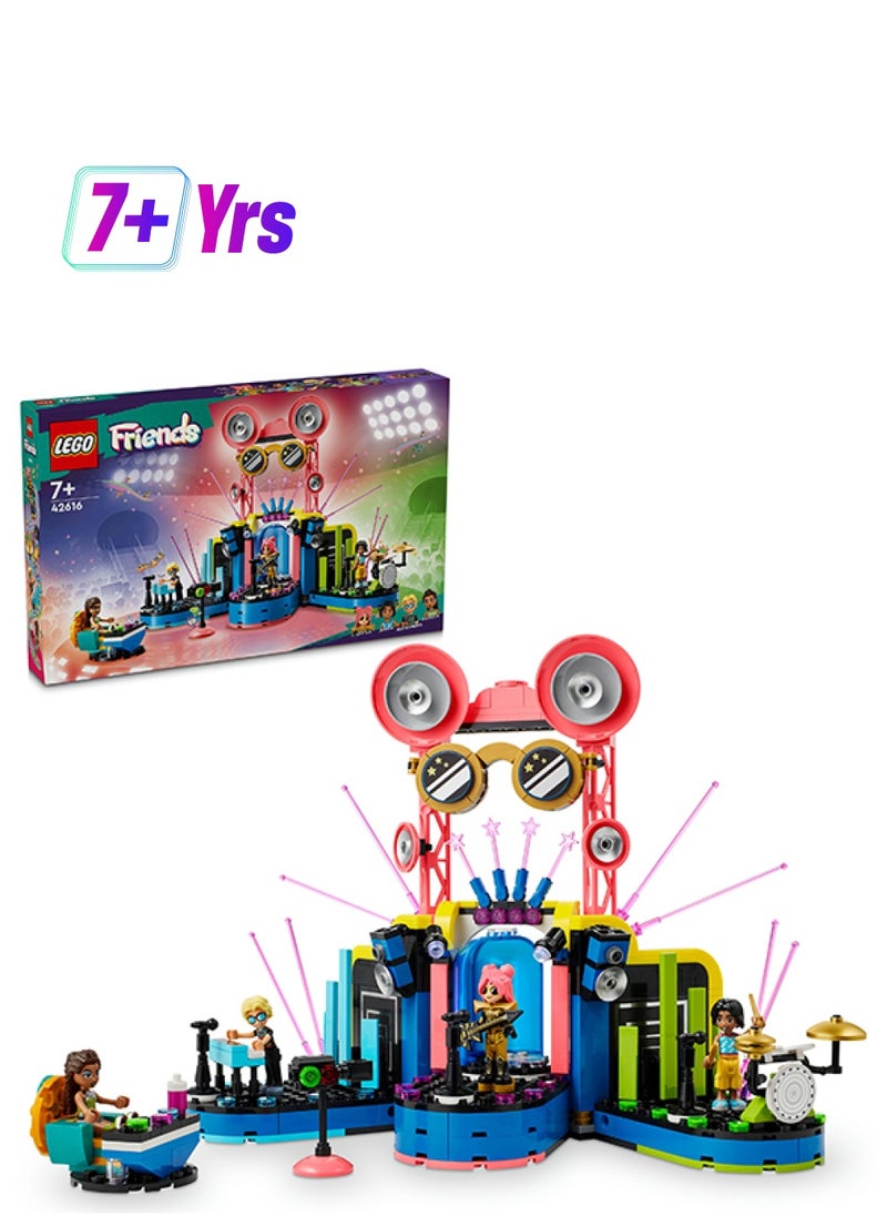 LEGO - 42616 Friends Heartlake City Music Talent Show Set With 4 Mini-Doll Characters, Social-Emotional Toy, Building Kit For Kids, Girls And Boys Aged 7 Years And Over (669 Pieces) - Image 1