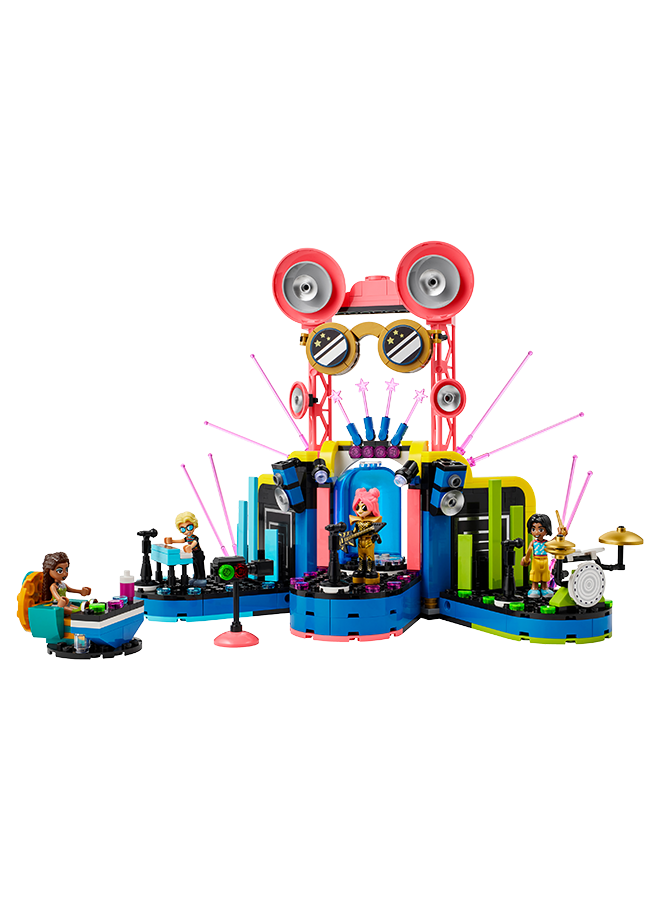 ليغو 42616 Friends Heartlake City Music Talent Show Set With 4 Mini-Doll Characters, Social-Emotional Toy, Building Kit For Kids, Girls And Boys Aged 7 Years And Over (669 Pieces)