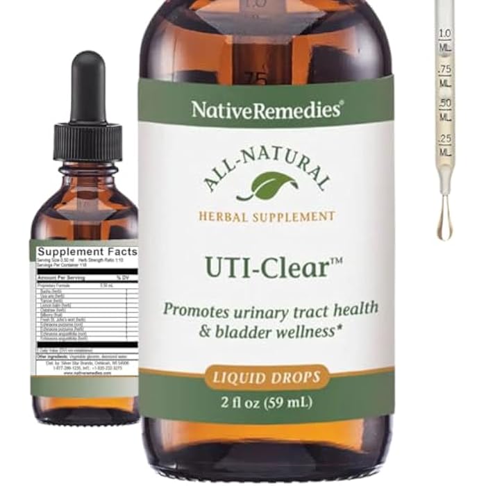 Native Remedies UTI-Clear for Urinary Tract and Bladder Health, 59 ml - Image 1