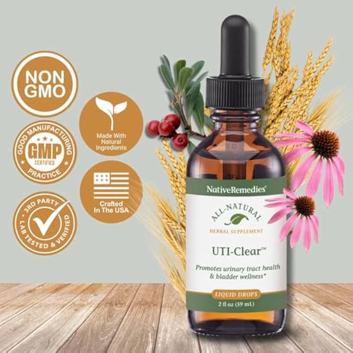 Native Remedies UTI-Clear for Urinary Tract and Bladder Health, 59 ml - Image 2
